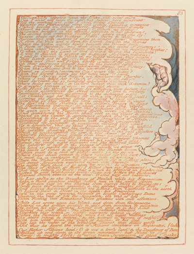 Jerusalem, Platte 83 von William Blake